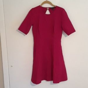 Banana republic cranberry ponte dress